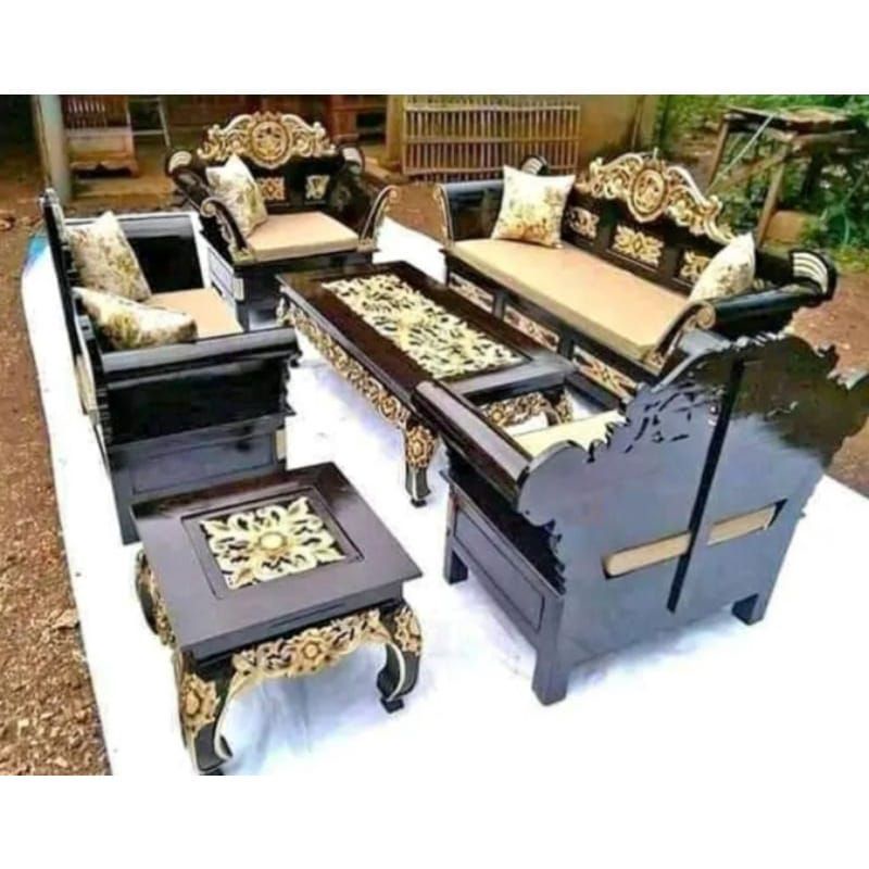 Kursi madura matahari jati / kursi tamu jati