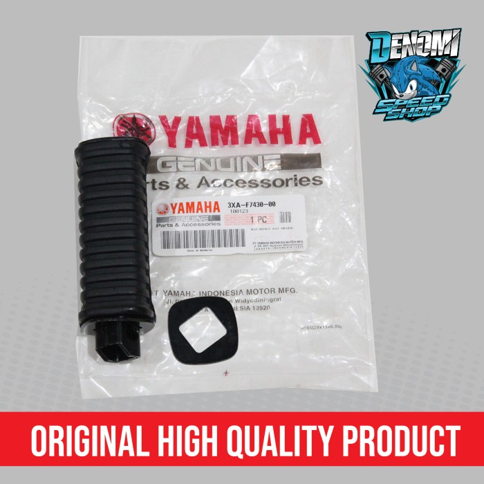 Karet Besi Footstep Foot Step Belakang Kanan kiri Yamaha F1ZR FIZR F1Z FIZ R RX King Vega Old Original YGP