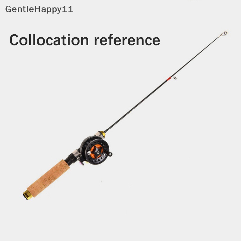 Gentlehappy Kokot Pancing Es Udang Ultra-Pendek Telescopic FRP Fiber Fishing Reels Umpan Anti Slip Handle Casg Rod Tackle id