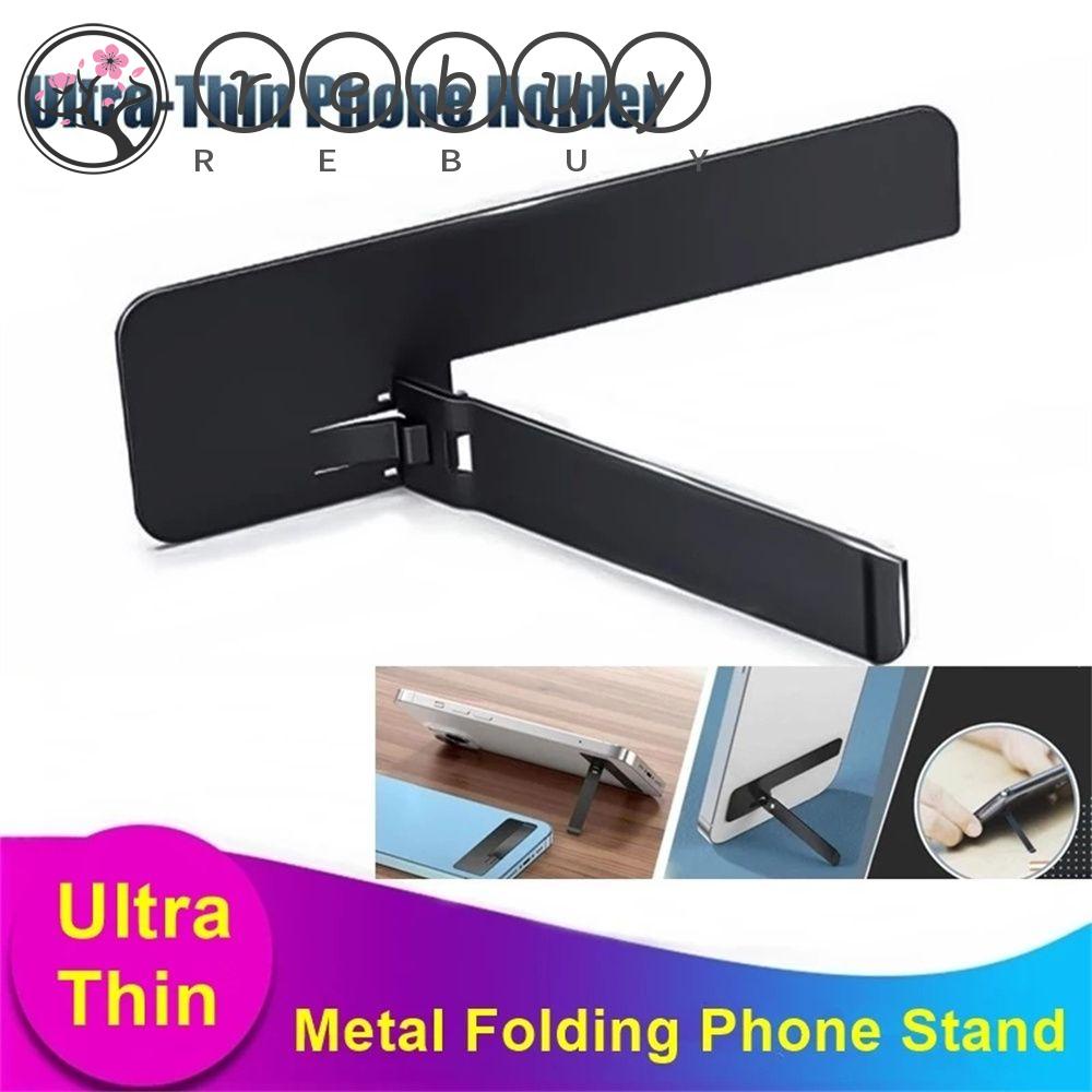 Rebuy Invisible Phone Holder Portable Universal 0.6mm Ultra Tipis Tablet Holder Lazy Tablet Stand Hidden Kickstand Ponsel Kickstand