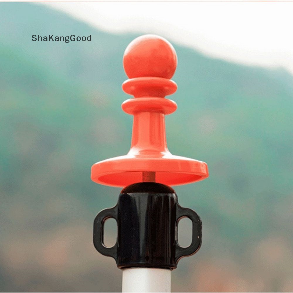 Skid Lightning Proof Cap Camping Tent Poles Awning Rod Support Bar Penutup Pelindung Anti Maling Aman Awning Rod Topi Tenda Outdoor SKK