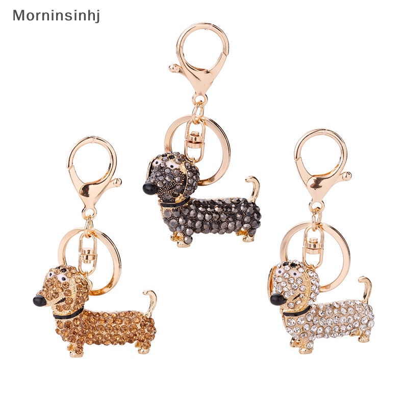 Mornin Fashion Dog Dachshund Gantungan Kunci Mobil Gantungan Kunci Pesona Liontin Keys Holder Keyring id