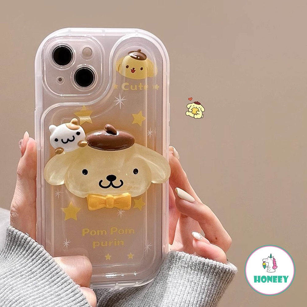 Casing Ponsel Cinnamoroll Kartun 3D Yang Indah Untuk iPhone 14pro Max Case iPhone 11 Pro Max13 12 Pro XR XS Max7 8 14 Plus Airbag Bening Penutup Belakang