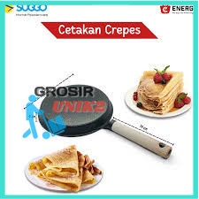 CREPES PAN WAJAN KWALIK  SUGGO 22CM Creper/Kulit Lumpia/Dadar Gulung/Wajan Walik