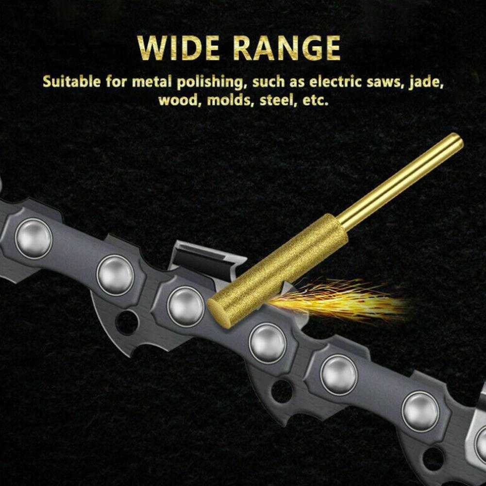 Mata Bor Pengasah Rantai Gergaji Grinding Head 4-5.5mm 6 PCS - KI-55