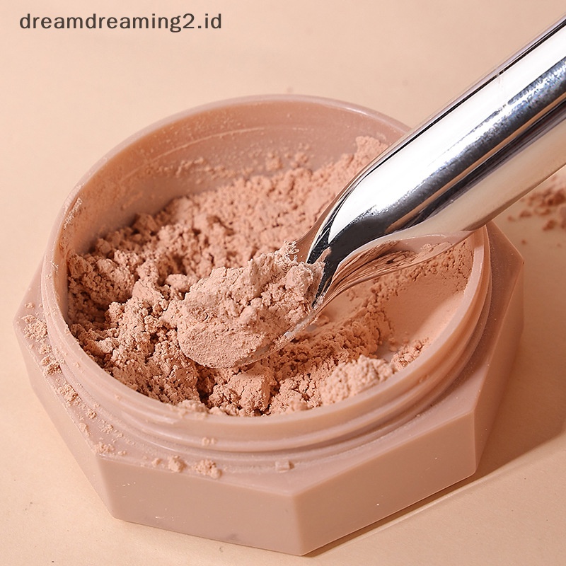 (drea) 1pc Sikat Masker Wajah Dua Kepala Bahan Silikon Dengan Sendok Gali Sikat Lembut //