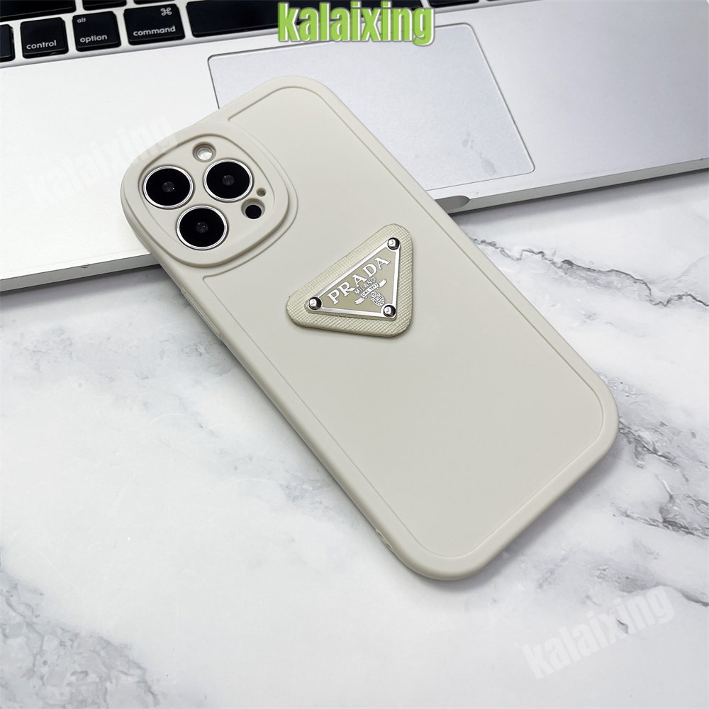 Casing Silikon Desain Kamera Lucu Untuk iPhone 14 Pro Max 13Pro 12 Pro Max 11x Xs Max XR 7Plus 8Plus 3D Prada Case Soft Back Cover