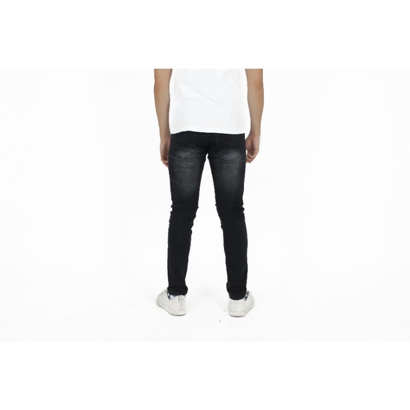 Weird Jeans  - Biker Grey Madness - Celana Jeans Pria Skinny Slimfit Strech