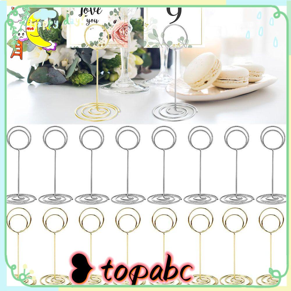 TOP 1 Pcs Nomor Meja Holder Logam Romantis Penjepit Kertas Bentuk Hati Dekorasi Desktop Perlengkapan Pernikahan Klem Berdiri