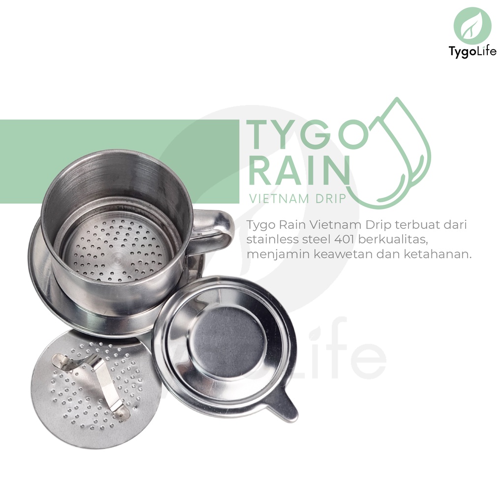 TYGO RAIN VIETNAM DRIP 6Q 7Q 8Q 9Q SARINGAN KOPI ALAT MEMBUAT KOPI KHAS VIETNAM