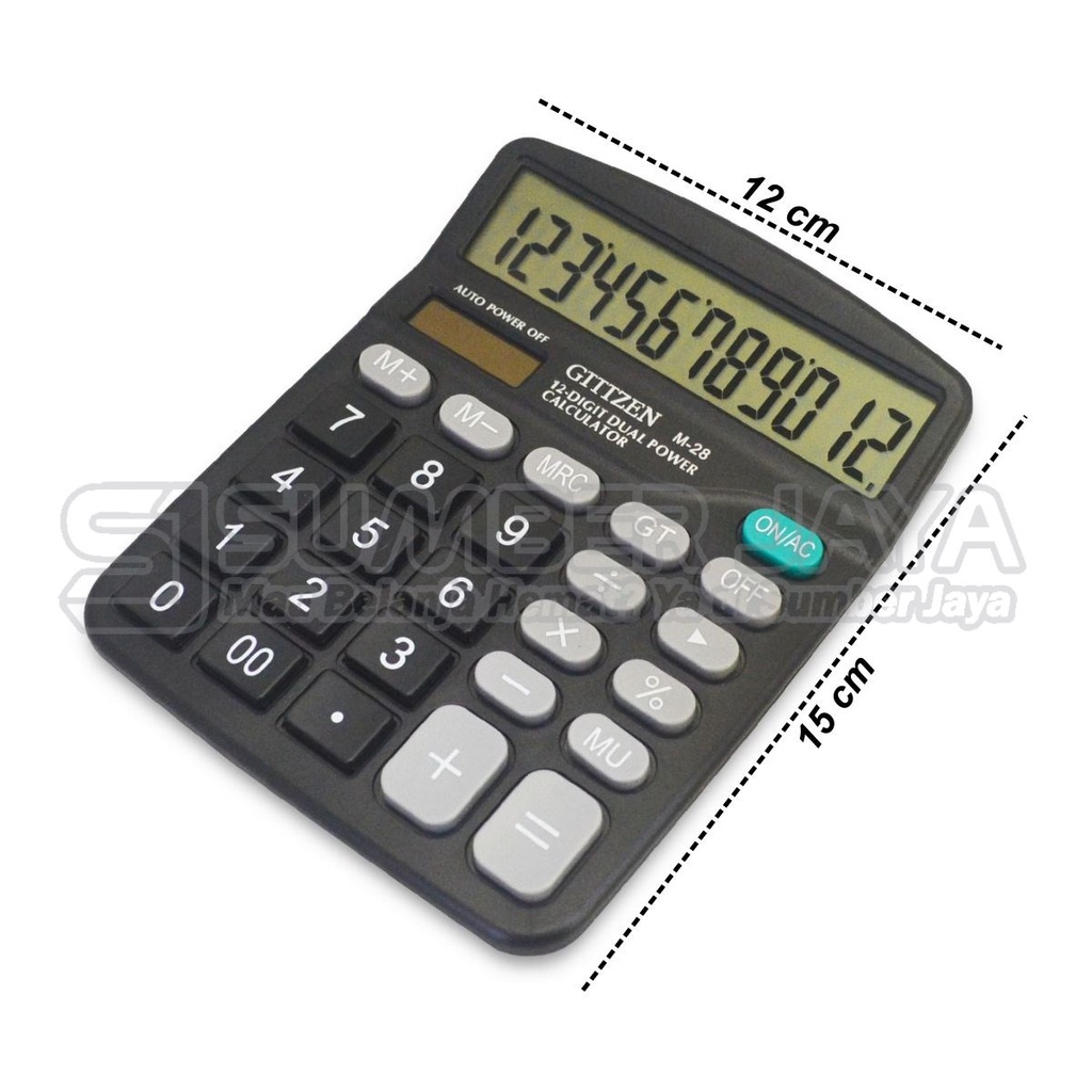 

KALKULATOR GTTTZEN/CTTTZEN M-28 Calculator Desktop Mirip Citizen
