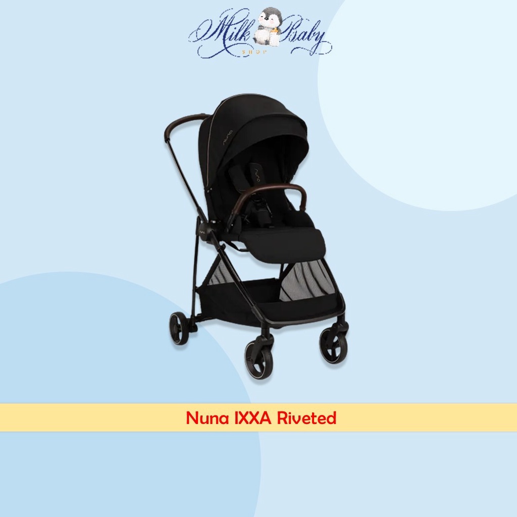 Nuna IXXA Riveted | Lightweight Reversible Stroller
