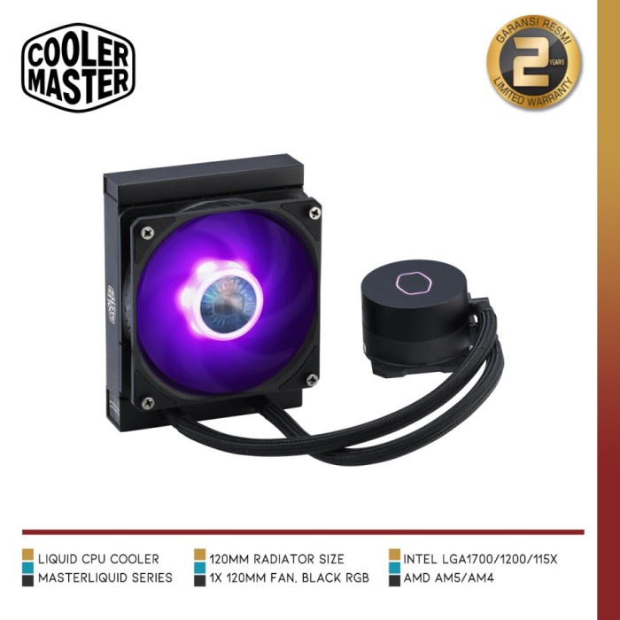 MASTERLIQUID ML120L V2 RGB -120mm Cooler Master