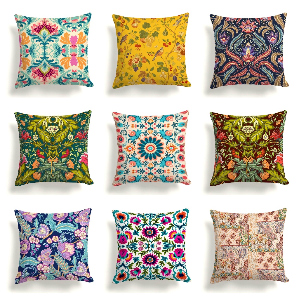 Bantal Sofa Print Motif Turkish Damira Series 40x40 cm - Pusat Kado Murah