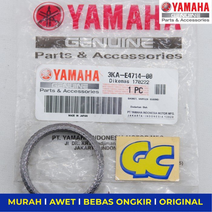Paking Knalpot  Gasket Asbes Yamaha Rx King Original - Sparepart Sperpart Spare Part Motor Onderdil 