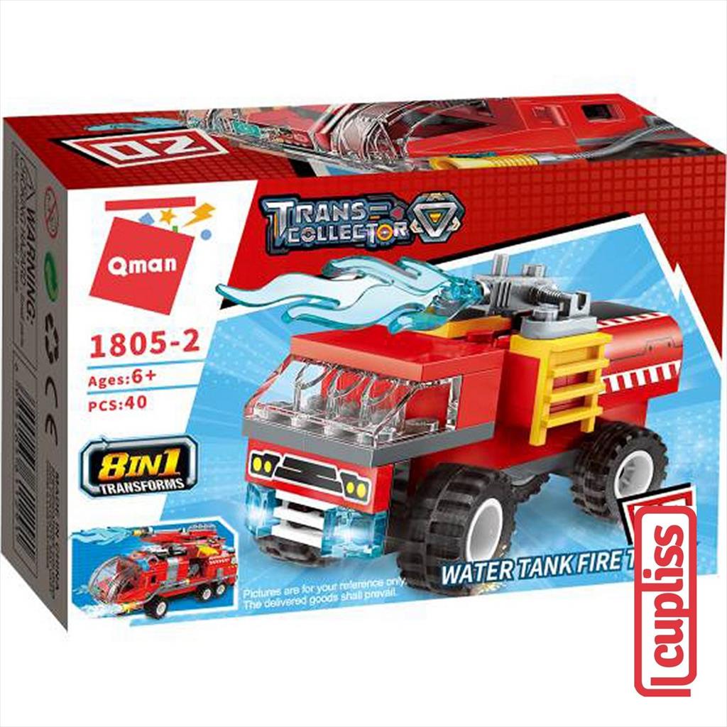 QMAN 1805-2 Trans Collector Water Tank Fire Truck