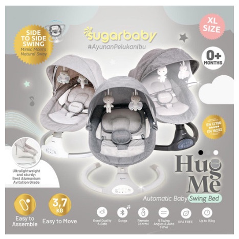 Sugar Baby - Hug Me Automatic Baby SWING BED