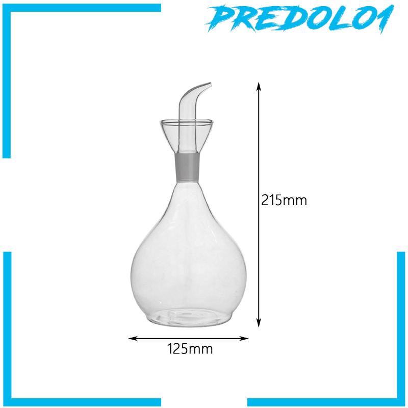 [Predolo1] Olive Oil Dispenser Oil Cruet Dengan Pourer Untuk Memanggang Minyak Rumah Tangga