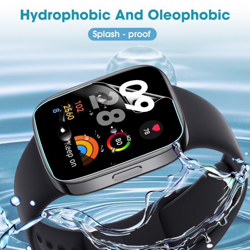 Hd Baru Oleophobic Hydrophobic TPU Smartwatch Layar Hydrogel Film Kualitas Tinggi Melengkung Bening Film Pelindung Untuk Redmi Watch3 Lite