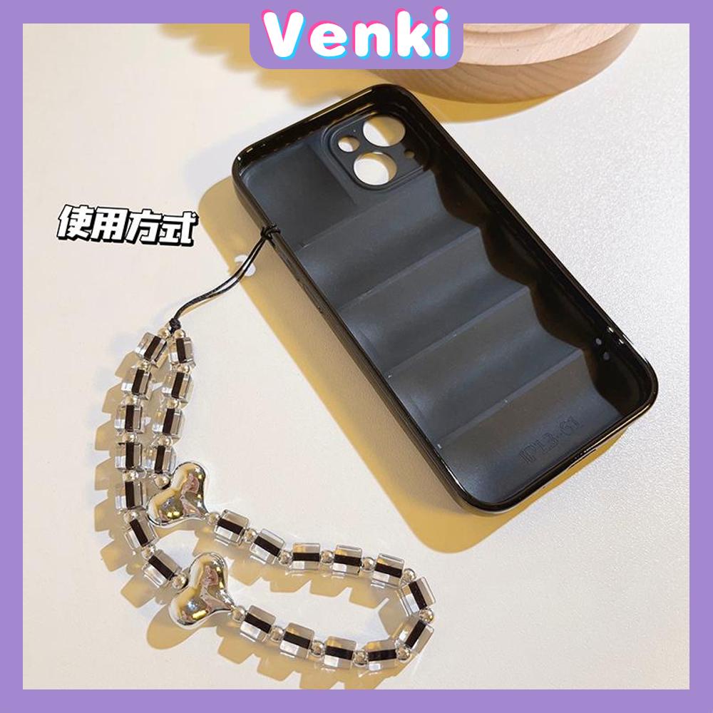 Venki - Casing Ponsel Lanyard Gelang Manik-manik Berwarna-warni Yang Indah Berbagai Gaya Smiley Cinta Manik-manik Cinta Kata-kata Cukup Warna-warni Sederhana Kompatibel Casing iPhone