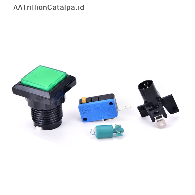 Mesin game kotak 33mm kaiwarillion naomatalpa 33mm tombol tekan arcade marocco illuminated push button