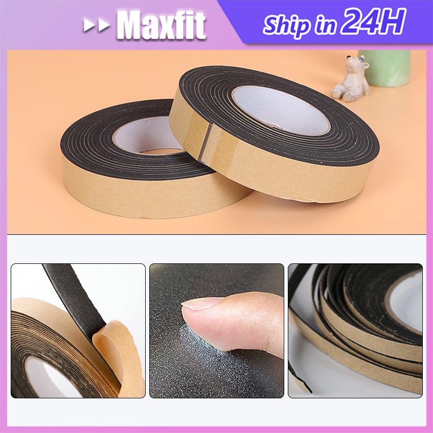 

10M Single Tape Foam Busa Eva Foam Tape Sponge Anti Noise Mobil Tape Foam Door Seal Bottom Tape Foam Lebar 10/30/50Mm