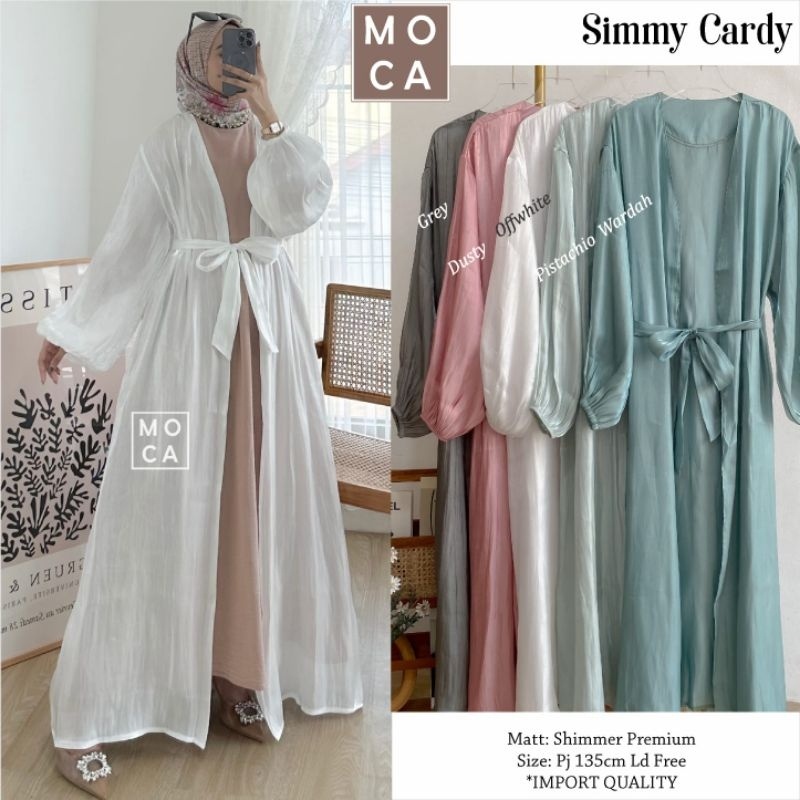 SIMMY CARDY OUTER ORI MOCA | Ld free Shimmer Prrmium