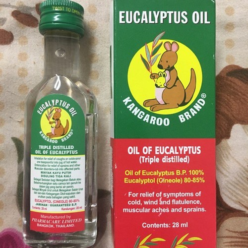 JRMM EUCALYPTUS OIL KANGAROO BRAND MINYAK KAYU PUTIH ORIGINAL THAILAND