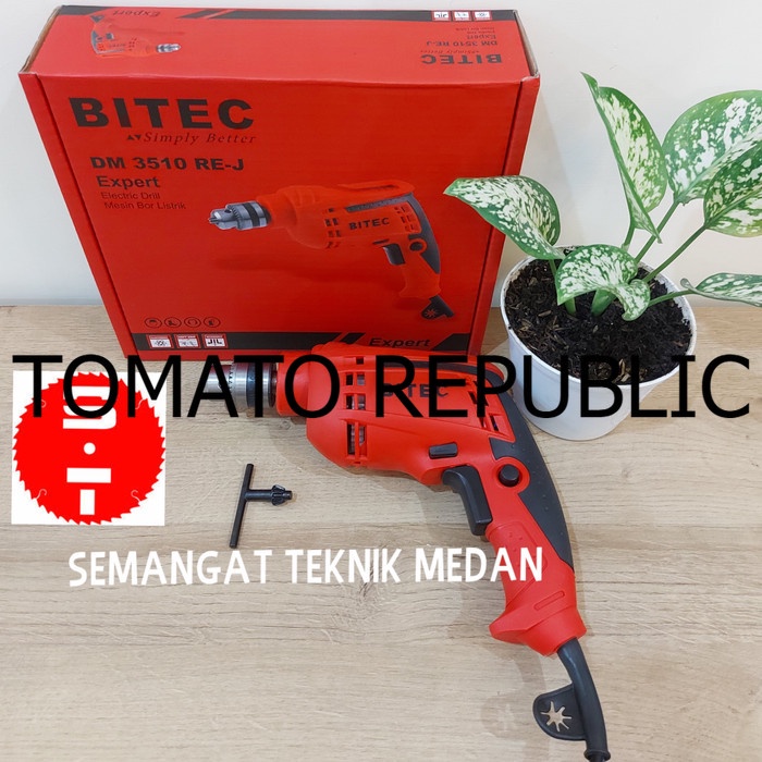 Murah DM3510RE MESIN BOR BISA KIRI KANAN REVERSEABLE 10mm BITEC DM 3510 RE JNC347