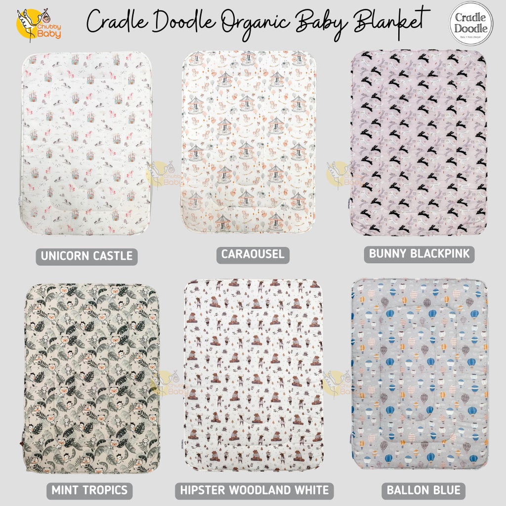 Cradle Doodle - Organic baby blanket