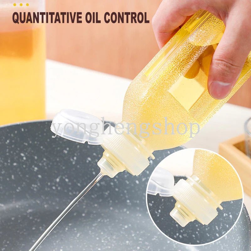 300ml /500ml Squeeze Oil Bottle Dispenser Minyak Wadah Bumbu Masak Kecap Cuka Mustard Olive Oil Bottle Anti Bocor Screaming Oilbottle Dapur Gadget