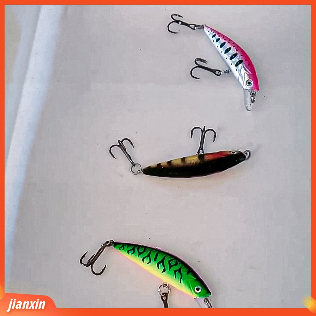 (In Stock) 6g 6cm Memancing Umpan Bionic Menarik 6warna Ikan Kecil Besar Lure Untuk Memancing Malam Hari