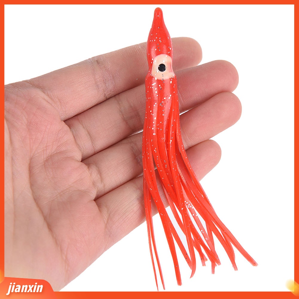 (In Stock) 10 Pcs 9 cm Memancing Buatan Cumi Gurita Umpan Lembut Umpan Tackle Aksesoris