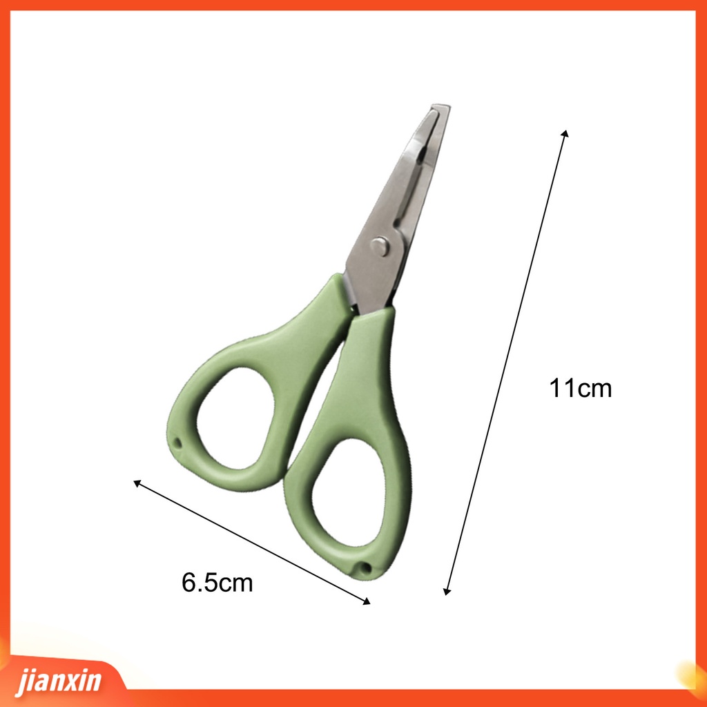 (In Stock) Alat Pancing Gunting Hook Tackle Pemotong Garis Bahan Stainless Steel Warna Hijau Untuk Outdoor
