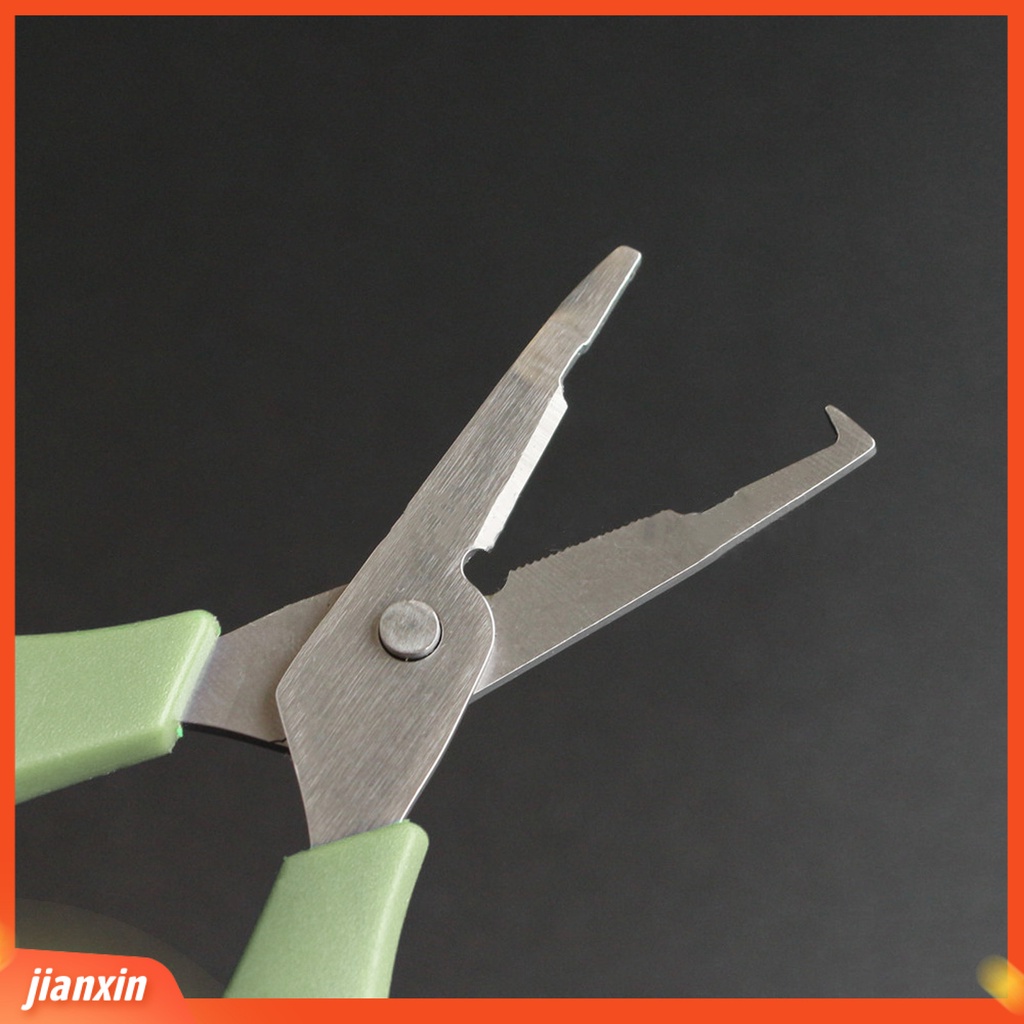 (In Stock) Alat Pancing Gunting Hook Tackle Pemotong Garis Bahan Stainless Steel Warna Hijau Untuk Outdoor