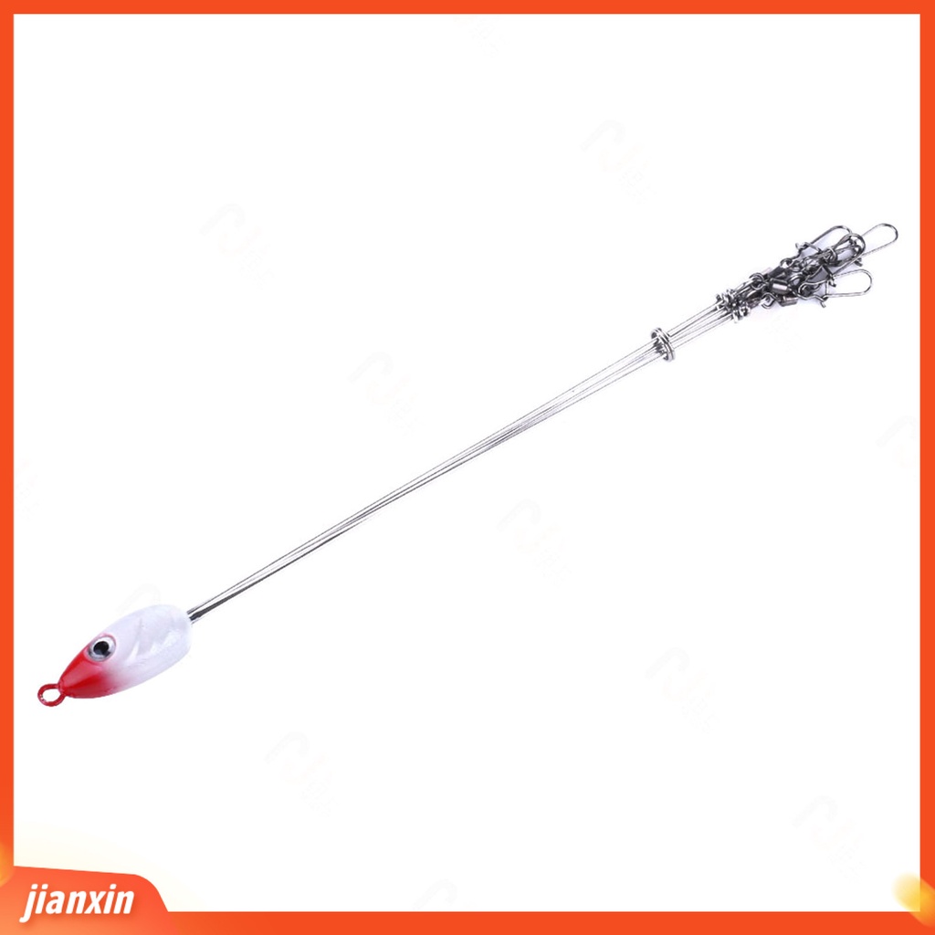 (In Stock) 18cm /9g Umpan Pancing Logam Hidup Ketangguhan Yang Baik 5lengan Umpan Dengan Memutar Perlengkapan Memancing