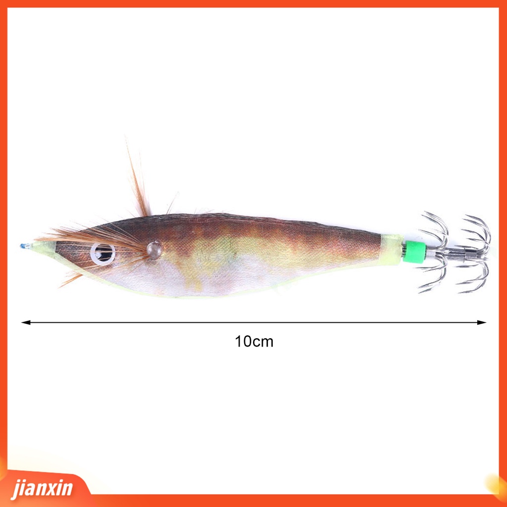 (In Stock) 10cm /10g Udang Elektronik Luminous Memancing Umpan Umpan Cumi Palsu Untuk Angling