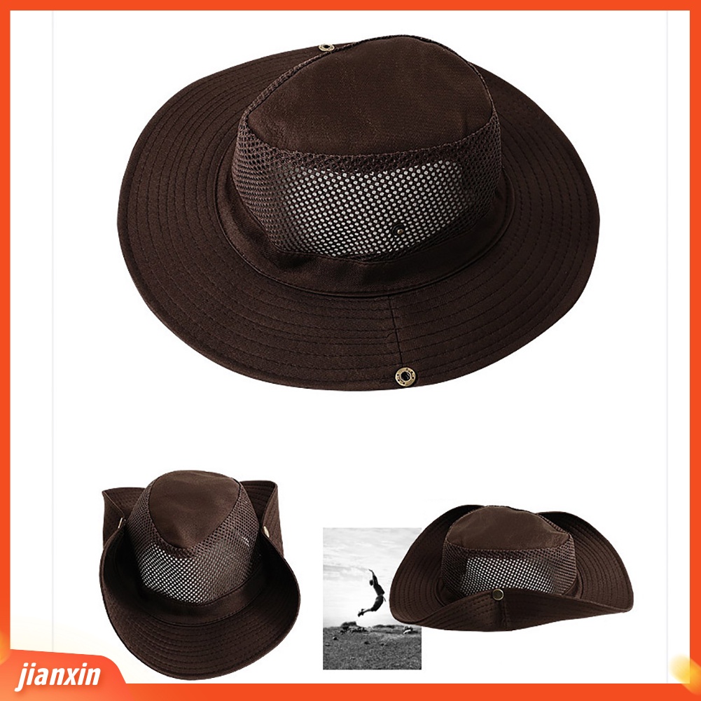 (In Stock) Topi Topi Praktis Anti UV Outdoor Travel Mancing Climbing Camping Piknik Sunhat