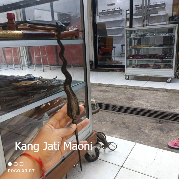 tombak pleret sepuh majapahit panca warna KJM1122