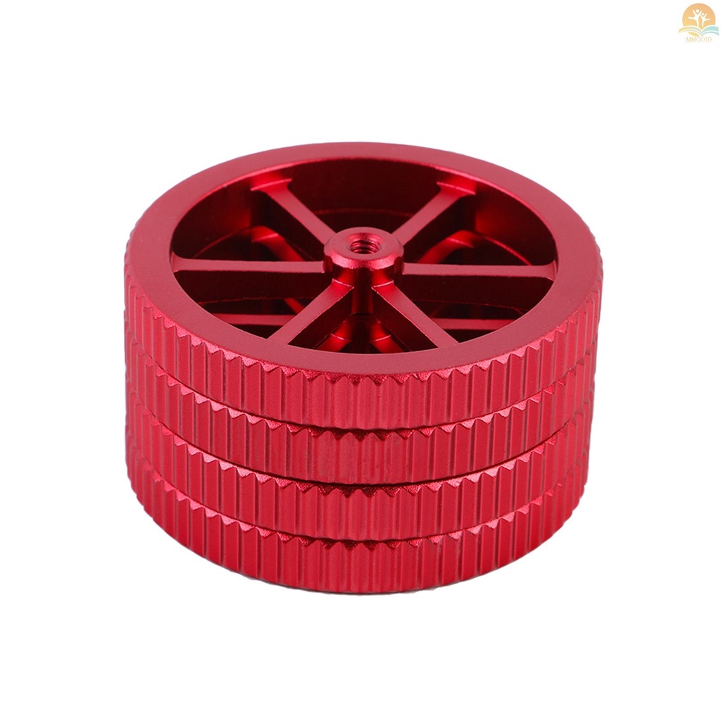 In Stock Creality 3D Manually Leveling Wearing Kit 4pcs Red Leveling Nut &amp; 4pcs Mold Spring Untuk CR Series Dan Ender Series 3D Printer CR-10 V3/CR-10 V2/CR-10 Max/Ender-3 Max/Id