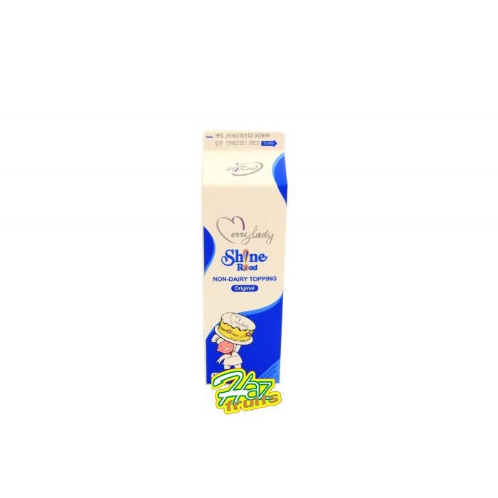 

Shine Road Non Dairy Whipping Cream|Topping Nabati Halal 1L