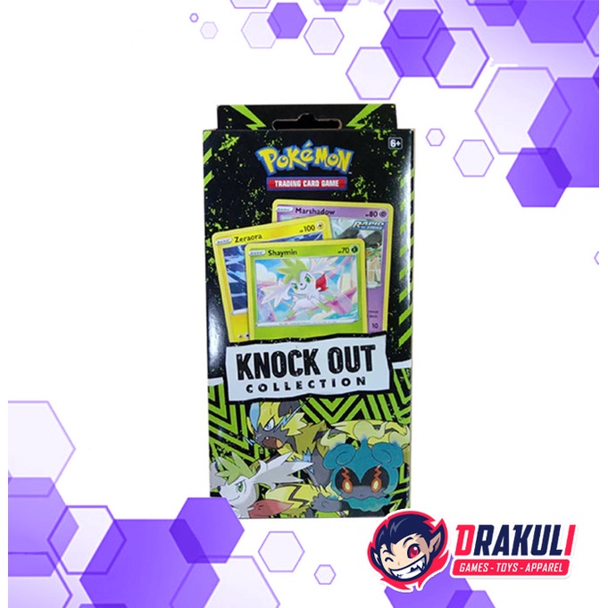 TCG Pokemon Knock Out Collection Shaymin, Zeraora, &amp; Marshadow