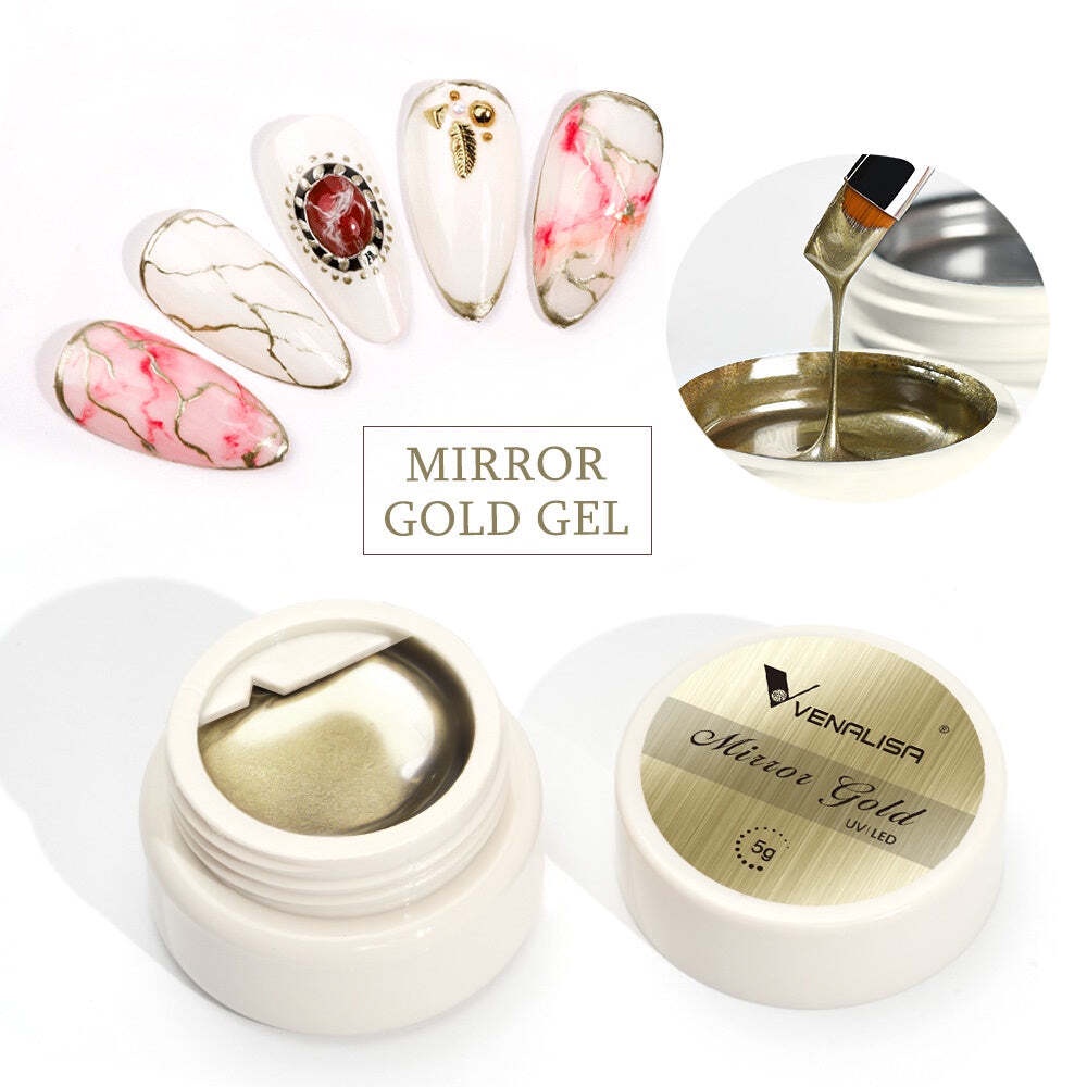 ORIGINAL Metallic Mirror Painting Gel Base UV Gel Nail Polish