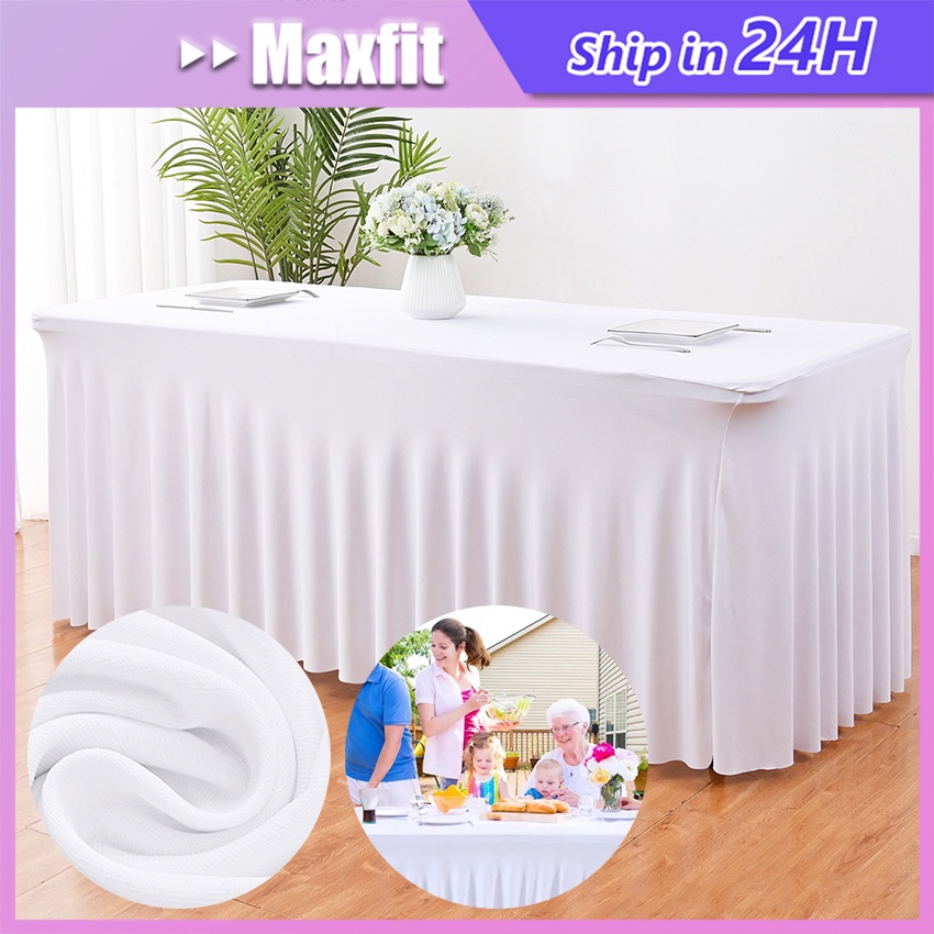Cover Meja Prasmanan Dekorasi Rok Meja Rempel Skirting Meja
