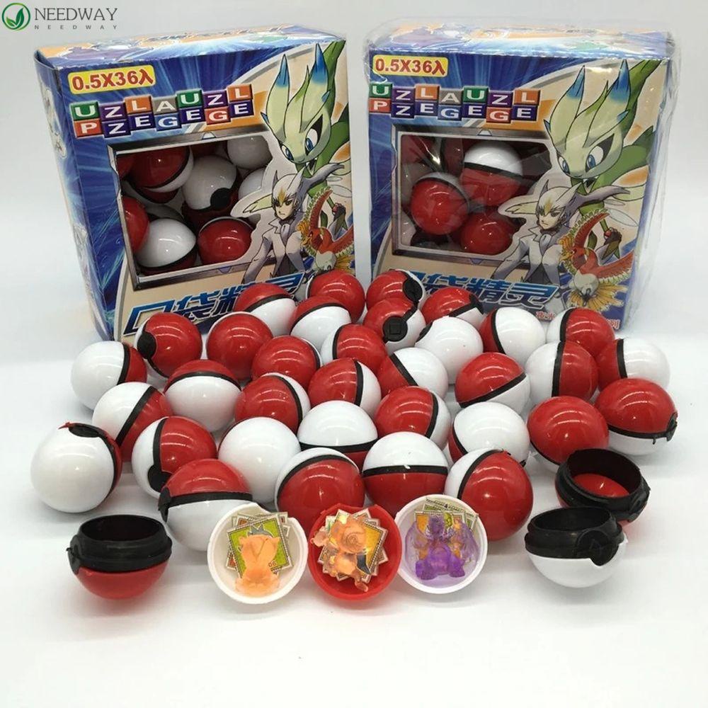 NEEDWAY Pokeball Hadiah Ulang Tahun Mainan Anak Untuk Anak Action Figure Pocket Ball Collection Pokemon Toys