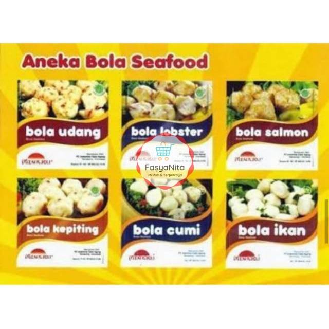 

Bakso Bola Bola Minaku - Otak Otak Isi - Scallop - Kaki Naga - Kentang Soestring 200g / 500g