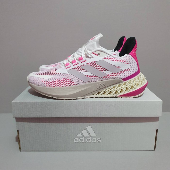 Sepatu Running Adidas 4DFWD White Pink Women