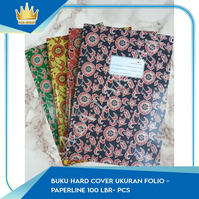 

Buku Hard Cover Ukuran Folio - Paperline 100 LBR/ PCS