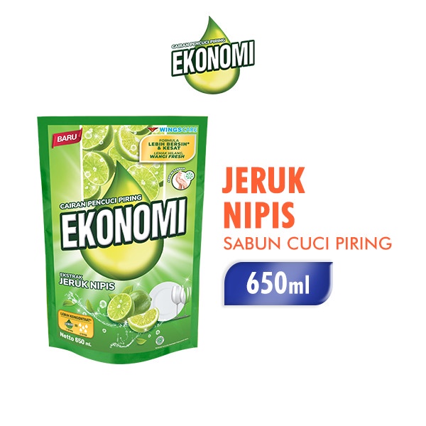 Sabun Cuci Piring Ekonomi Power Liquid 650ml