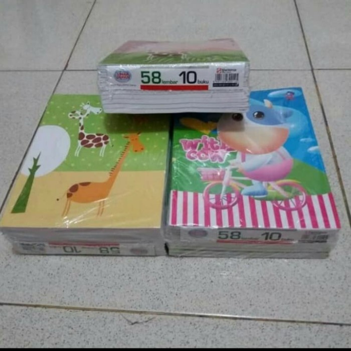 

✨BISA COD✨ -Buku tulis SIDU 58 lembar/harga per 10 buku/pcs